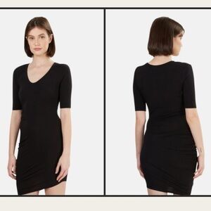 Alexander Wang Black asymmetrical lightweight dress Women’s size XS